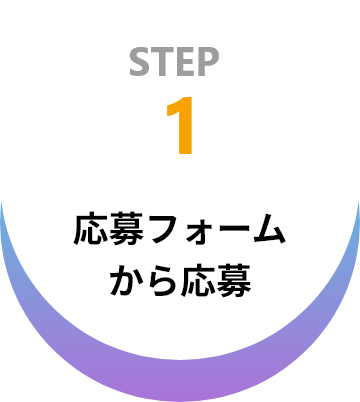 STEP 1: 応募フォームから応募