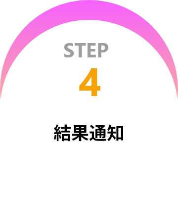 STEP 4: 結果通知